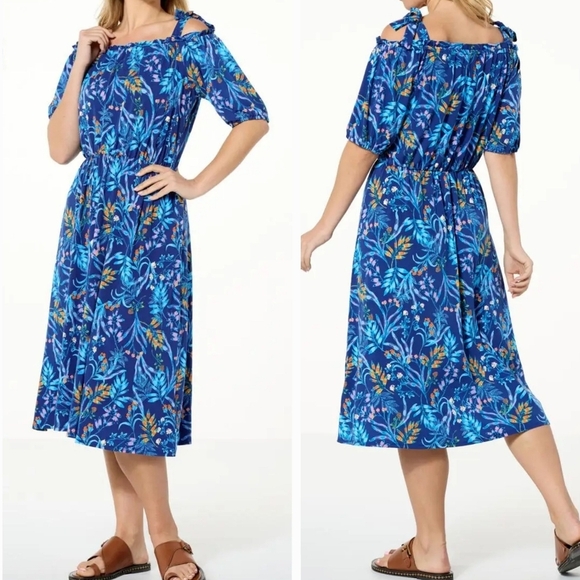 C. Wonder Dresses & Skirts - Christian Siriano Floral Midi Dress Size S NWT C Wonder